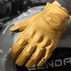 thumbnail image 4 of Guantes De Moto 100% Piel De Cabra Para Pantallas Táctiles Xtellar amarillo, 4 of 4