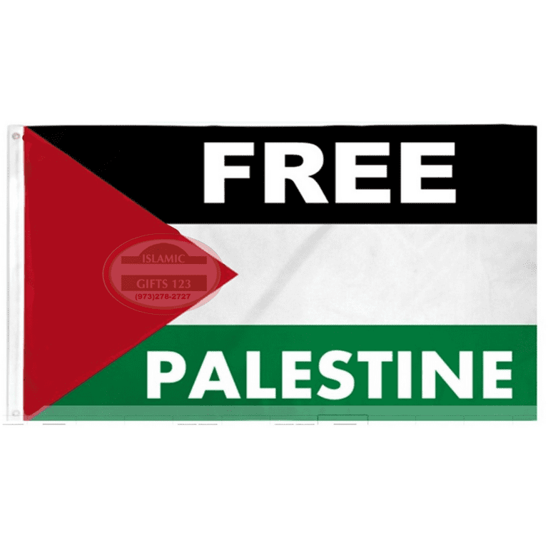 FREE Palestine Flag[6 Pack] 3x5 Palestinian Flag QUDS Jerusalem
