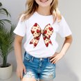 thumbnail image 2 of Gerichy Girls Short Sleeve T Shirts Girls Graphic Print Summer Short T-Shirts for Girls Valentine's Day Shirt Girl Fashion Valentines Day Summer Tops, 2 of 5
