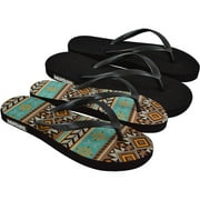 MUK LUKS Flat Flip Flops 2 Pair Packs