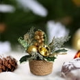 thumbnail image 4 of Christmas Table Decoration, 7.4 Inch Christmas Centerpiece Small Potted Christmas Tree, Pine Cones and Berries, Xmas Artificial Plants for Tables, Home, Mantel Holiday Decor, 4 of 6