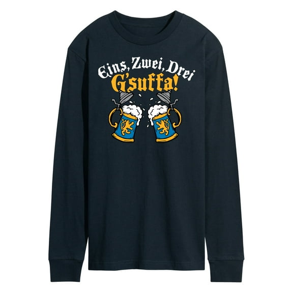 Instant Message - Eins Zwei Drei Gsuffa Oktoberfest - Men's Long Sleeve T-Shirt