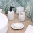 thumbnail image 6 of Evideco French Home Goods New Marble Matte 10 oz Commercial Soap & Lotion Dispensers, 6 of 9