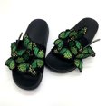 thumbnail image 4 of BLTIBY Women's Summer Flat Slide Sandals Casual Butterfly Sandals Summer Comfy Anti-Slip Open Toe Beach Slippers Green 39, 4 of 6