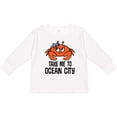 thumbnail image 3 of Inktastic Ocean City Maryland Cute Crab Boys or Girls Long Sleeve Toddler T-Shirt, 3 of 5