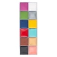 thumbnail image 2 of Paleta cosmética profesional de 12 colores de 3,4 oz, paleta de maquillaje corporal DIY a base de agua de secado rápido para fiesta, 2 of 8