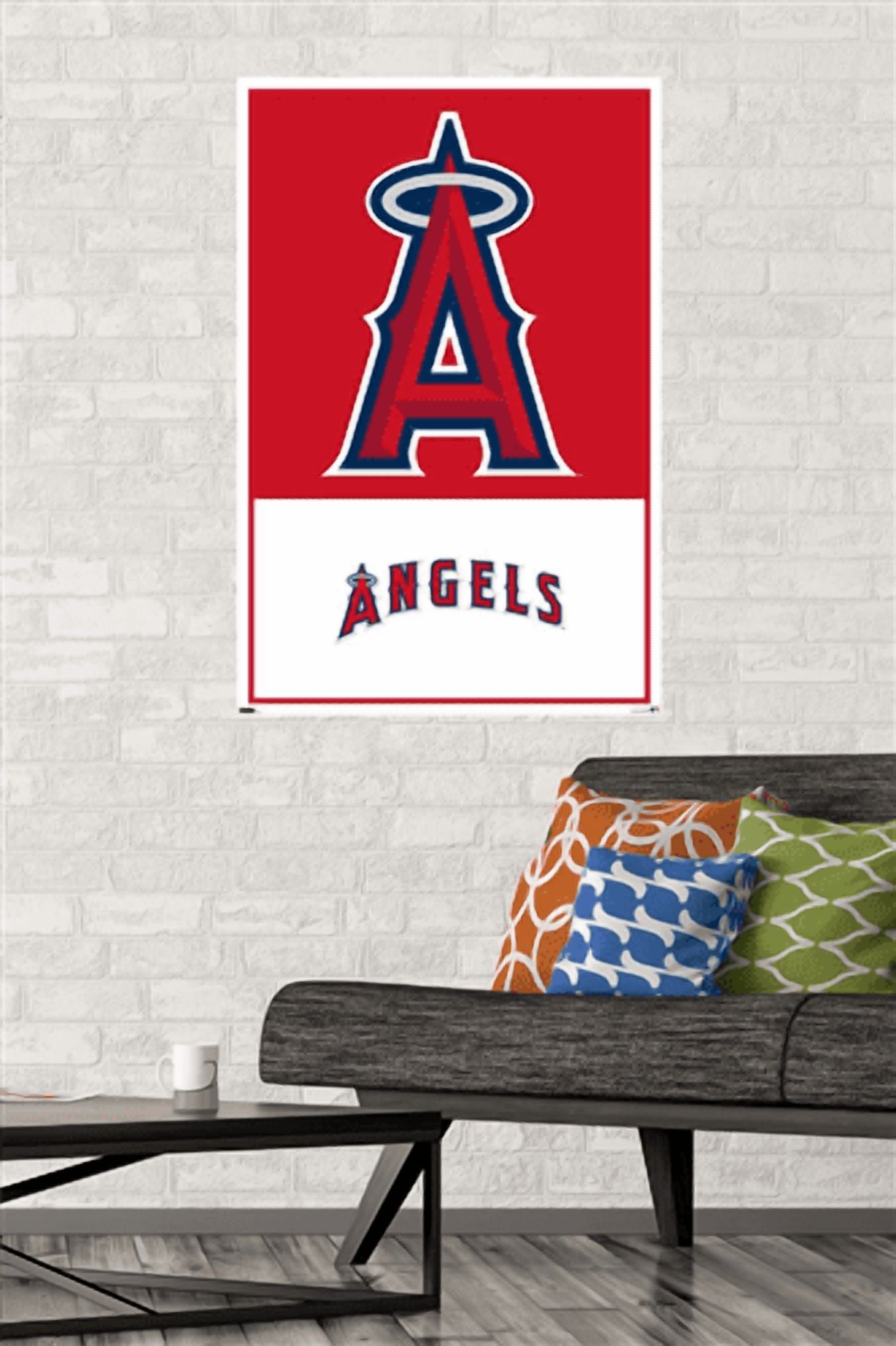 MLB Los Angeles Angels - Logo 22 Wall Poster, 22.375