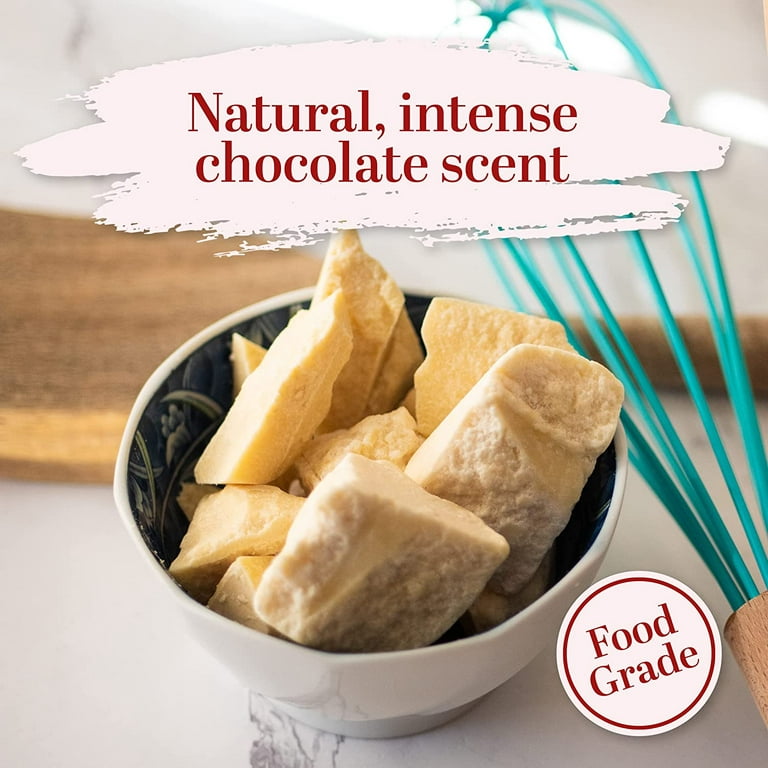 Raw Cocoa Butter 100% Pure Natural Unrefined Food Grade Cacao Skin