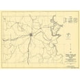 thumbnail image 2 of Highway Dept 14x11 Gold Ornate Wood Framed with Double Matting Museum Art Print Titled - Llano Texas - Highway Dept 1936, 2 of 4