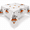 Ivory-Halloween, variant on Orange Fall Embroidered Square Polyester Tablecloth 34 Inches