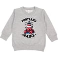 thumbnail image 2 of Inktastic Portland Maine Cute Lobster Toddler Sweatshirt, 2 of 4