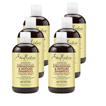 6 Pack - Shea Moisture Jamaican Black Shampoo Strengthen and Grow, 13 oz
