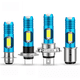 thumbnail image 1 of Faros delanteros para coche y motocicleta H4 P15D BA20D, faros antiniebla integrados de dos colores, faros antiniebla delanteros superbrillantes, 1 of 1