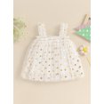 thumbnail image 5 of Aojekbee Little Girl Summer Tulle Dress Dot Print Sleeveless Dress Toddler Summer Clothes for Photo Shoot, 5 of 10