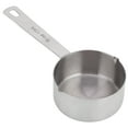 thumbnail image 1 of Juego de cucharas medidoras para hornear de acero inoxidable, 1/2 taza 125 ml, cucharas de cocina precisas con básculas para cocinar, 1 of 8