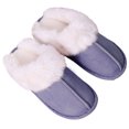 thumbnail image 1 of Zapatillas de interior difusas, antideslizantes, de felpa, con punta cerrada, cómodas para el invierno Ndcxsfigh Tenis De Mujer Tenis De Hombre, 1 of 8