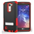 thumbnail image 4 of RED TRI-SHIELD CASE + BELT CLIP HOLSTER STAND FOR LG TRIBUTE 5 MS330/LS675/K7, 4 of 8
