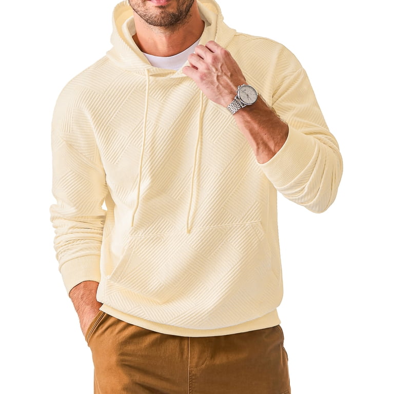 Gents Bliss Men's Geometric Texture Long Sleeve Hoodie photo 2