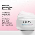 thumbnail image 4 of Olay Night of Olay Firming Night Cream Face Moisturizer, 1.9 fl oz, 4 of 12