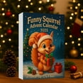 thumbnail image 5 of Funny Squirrel Advent Calendar 2025 24 Days Christmas Countdown Calendar with 24pcs 2D Acrylic Squirrel Ornaments Cute Animals Christmas Tree Pendant Home Decorations Gifts, 5 of 7