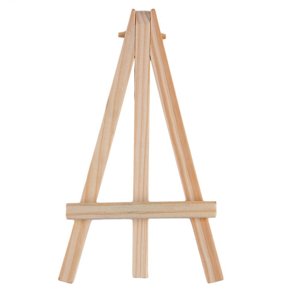 US Art Supply 11 Small Tabletop Display Stand A-Frame Artist Easel -  Beechwood Tripod, Painting Party Easel, Kids Students Classroom Table  School