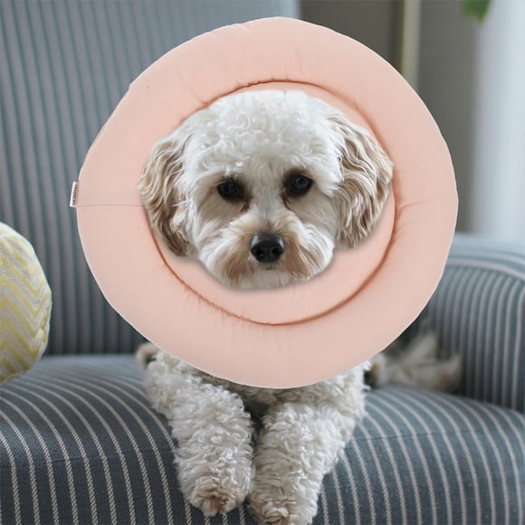 SEWCHICS donut dog cone Dog Cone Recovery Collar Adjustable Fit for Pets 1Pack