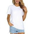 thumbnail image 2 of Women's Heavyweight 100% Cotton 12-Color Drop Shoulder Crew Neck T-Shirt, 2 of 13