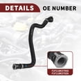 thumbnail image 5 of Unique Bargains Water Heater Hose for Ford C-Max High Sealing No.F1F118K579XA | Engine HVAC Heater Pipe Black 1 Pcs, 5 of 6
