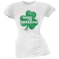 thumbnail image 1 of St. Patricks Day - Made In Ireland White Soft Juniors T-Shirt, 1 of 1