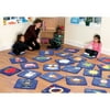 Kalokids Alphabet Mini Placement Carpets with Carryall
