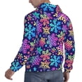 thumbnail image 3 of Hoodies for Men - Rainbow Snowflakes Long Sleeve Comfrt Men'S Fashion Hoodies & Sweatshirts, Sweatshirts for Men Hoodies Pullover Clothing Clothes with Pouch, 3 of 7