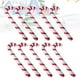 thumbnail image 3 of Juego de 10 muletas inflables navideñas con diseño de rayas decorativas, ideales para fiestas navideñas (muleta grande, rayas rojas y blancas), 3 of 5