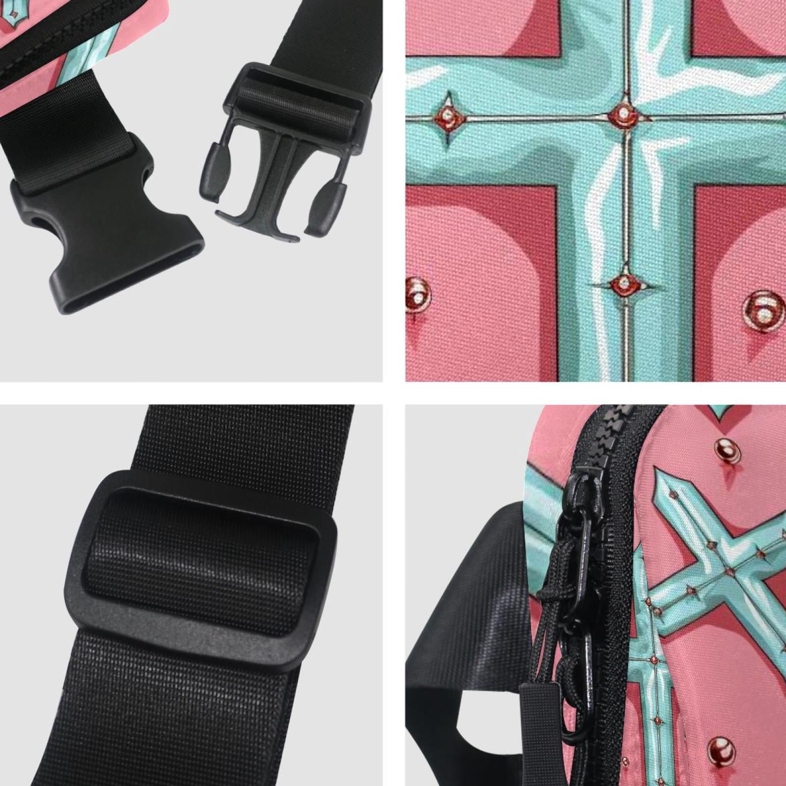 Easter Lightweight Adjustable Crossbody Bag with Extension Strap - Unisex Waist Pack Fanny Pack