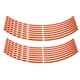 thumbnail image 4 of 16 piezas de pegatinas reflectantes para tiras de ruedas de 16 a 18 pulgadas para motocicletas y bicicletas, accesorios de decoración (naranja) Jadeshay A, 4 of 8