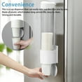 TSV Cup Dispenser, Mountable Cups Holder, Pull Type Paper Water