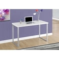 thumbnail image 2 of Scranton & Co 48" Metal Computer Desk in White, 2 of 5