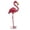 upright, variant on Artistic Metal Flamingo Statue Weatherproof Outdoor Decoration for Balcony Entryway or Yard Landscaping
