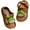 Brown, variant on CAIXIA Kids Clogs For Girls Boys Cartoon Toddler Girls On Water Sandals Breathable Soft Lightweight Comfortable For Pool Beach Outdoor Indoor Wear,Coffee
