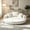 Beige, variant on AUU No-Assembly Compressed Corduroy Convertible Floor Sofa Bed – Multi-Functional Circular Adjustable Futon Lounge Couch for Apartment, Office, Bedroom, or Living Room