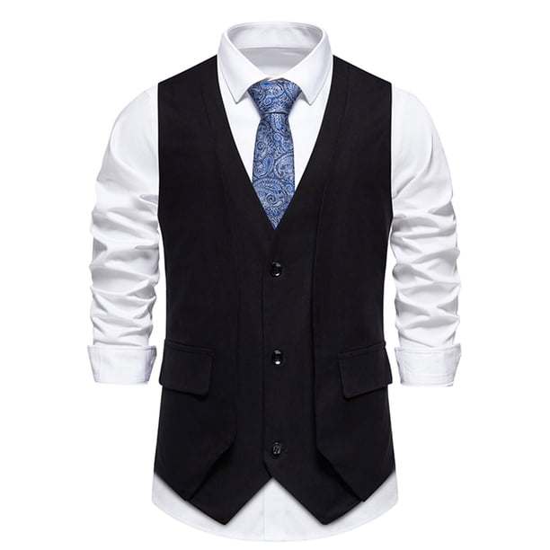 pstuiky Camisetas sin mangas para hombre, Blusa sin mangas con botones y bolsillos estilo retro para hombre Tops elegantes para mujer s