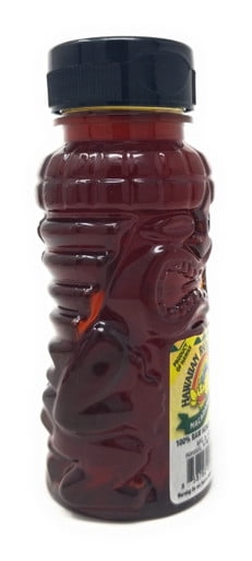 Rainbow Bees Macadamia Honey- Pure Raw Hawaiian Honey in Tiki Bottle