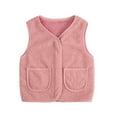thumbnail image 3 of Mercatoo Boys Girls Fleece Vest Full Zip Sleeveless Jacket Kids Winter Warm Vest Toddler Lightweight Windproof Coat Waistcoat, 3 of 7