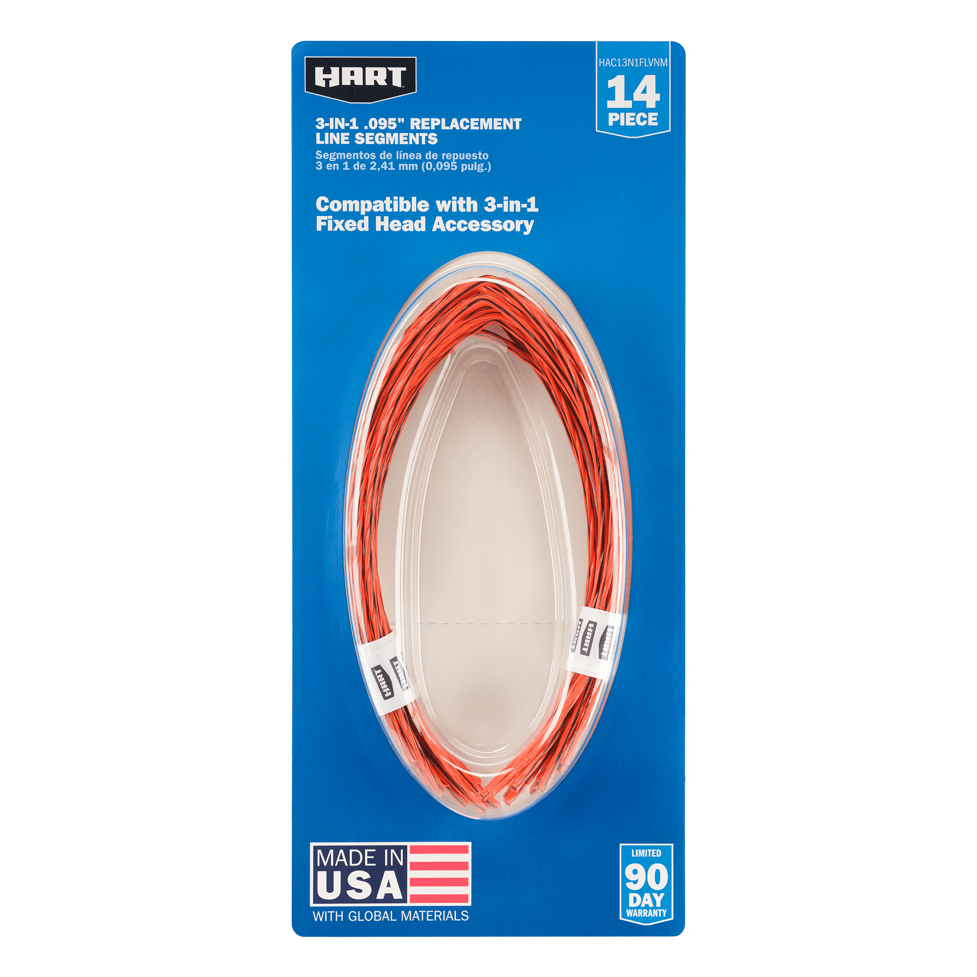 HART 3in1 Replacement PreCut Line