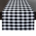thumbnail image 1 of Buffalo Check Table Runner, Black-White, 13x72 Inches, 1 of 1