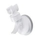 thumbnail image 4 of Soporte de cabezal de ducha Yuarrent ajustable montado en la pared ventosa 360 grados ABS blanco gris blanco, 4 of 6