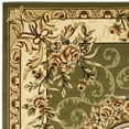 SAFAVIEH Lyndhurst Regina Traditional Bordered Area Rug, Sage/Ivory, 6