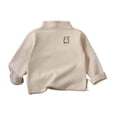 thumbnail image 2 of SELONE Mock Neck Sweatshirt Kids Long Sleeve Layering Top Comfy Knitted Solid Sweatshirts Girls Fall Outfits 1-12Y, 2 of 6