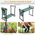 thumbnail image 5 of KOCASO Garden Kneeler Seat, Portable Gardener Kneeling Soft Cushion Bench Stool EVA Foam Pad, 2-in-1 Foldable Lightweight Sturdy Garden Bench Stool with Tools Pouch, 5 of 6