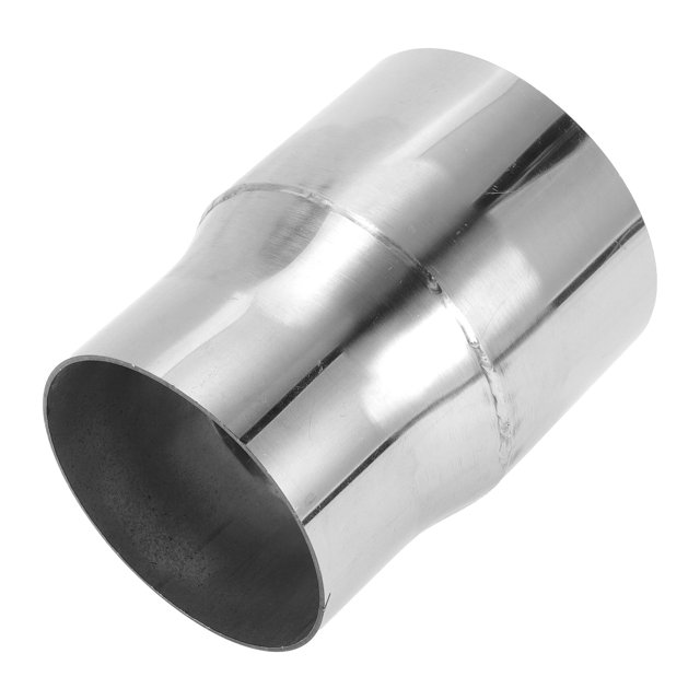 Adaptador de tubo de escape Mandrel de Unique Bargains, reductor concéntrico para tubo de escape de automóvil, adaptador de tubería de acero inoxidable T304 tono plateado, de 3.5'' OD a 4'' OD