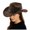 Coffee-6lceP, variant on OJSFQUFP Women Western Cowboy Hats Studded Wide Brimmed Hats with Belt